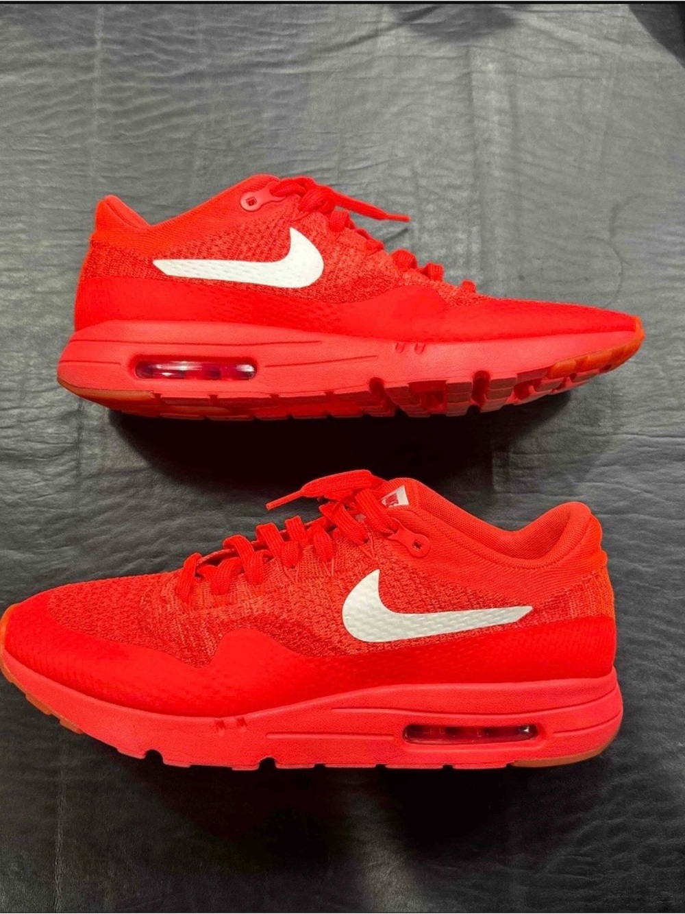 Nike Air Max 1 Ultra Flyknit Crimson size 12